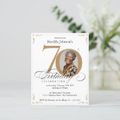 金ゴールドカスタム写真予算70th誕生日パーティー (スタンド正面)