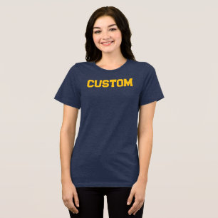 金ゴールドカスタム女子大学 トライブレンドＴシャツ