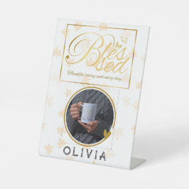 金ゴールドカスタム書名感謝贈り物 台座サイン