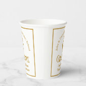 金ゴールドカスタム獣医学校卒業党 紙コップ (右)