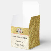 金ゴールドカスタム&フローラバスボム製品 |ギフトボックス フェイバーボックス (オープン)