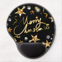 金ゴールドカッコいいブラックスターズ高級メタリッククリスマス