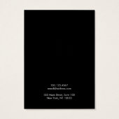 金ゴールドカッコいい分岐黒耳飾り表示ホルダー (裏面)