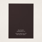 金ゴールドカッコいい分岐黒耳飾り表示ホルダー (裏面)