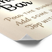 金ゴールドカップケーキグリッタードリップベーカリーシェフカスタムホテル ポスター (角)