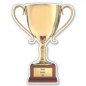 金ゴールドカップシール シール (正面)