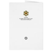 金ゴールドカドゥセウス医学的シンボルアクアブルー光波 (裏面)