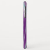 金ゴールドカドゥセウス医学的シンボル、ティール(緑がかった色)グリーンパープル Case-Mate iPhoneケース (裏面/左)