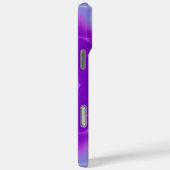 金ゴールドカドゥセウス医学的記号、紫 Case-Mate iPhoneケース (裏面 / 右)