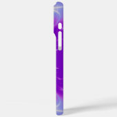 金ゴールドカドゥセウス医学的記号、紫 Case-Mate iPhoneケース (裏面 / 左)