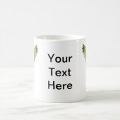 金ゴールドカドゥセウス記号 コーヒーマグカップ (中央)