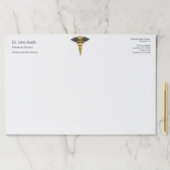 金ゴールドカドゥセウス黒いウィングスエレガントクラッシー医療 ペーパーパッド (インサイチュ)