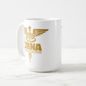 金ゴールドカドゥセウス(CRNA) コーヒーマグカップ (正面左)