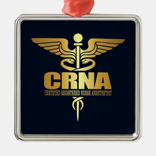 金ゴールドカドゥセウス(CRNA) メタルオーナメント (正面)