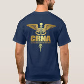 金ゴールドカドゥセウス(CRNA) Tシャツ (裏面)