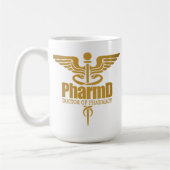 金ゴールドカドゥセウス(PharmD) コーヒーマグカップ (左)