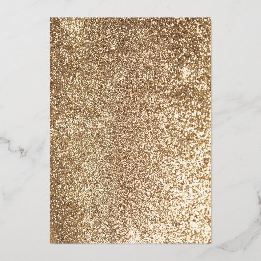 金ゴールドカボチャとユーカリ緑秋の結婚式 箔招待状 (裏面)