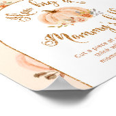 金ゴールドカボチャどのくらい大きいママの腹ゲーム ポスター (角)