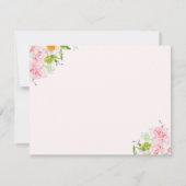 金ゴールドカラフルクインセアニラ日付カードを保存 サンキューカード (裏面)