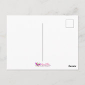 金ゴールドカラフルフィリグリーブルーグリーン三眼ハムザ ポストカード (裏面)