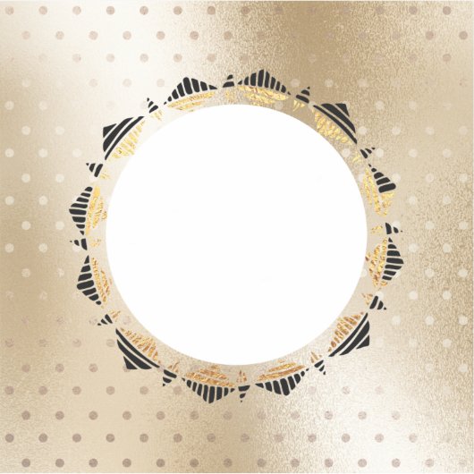 金ゴールドカラーカスタムのセルフィーのビニール製カットシール シール (正面)