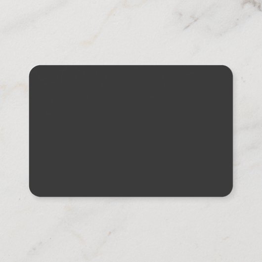 金ゴールドカラーグレイクラシカルパーソナルシカスタマイズック 名刺 (裏面)