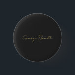 金ゴールドカラーグレイクラシカルパーソナルシカスタマイズック 缶バッジ<br><div class="desc">自分の素晴らし仕事、その仕事に対する尊敬、その仕事に費やした努力を反映するデザイン。お客ユニーク様に表現対する個性と働き心理の機会。</div>