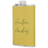 金ゴールドカラープロフェッショナルの手書き フラスク (左)