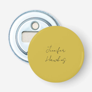 金ゴールドカラープロフェッショナルの手書き 栓抜き