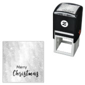 金ゴールドカラーメリークリスマスファミリーメッセージ新年 セルフインキングスタンプ (インサイチュ)