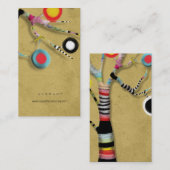 金ゴールドカラー紙動揺して手作り名刺 名刺 (正面/裏面)