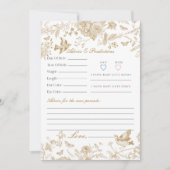 金ゴールドカード用トイルドジュイフローラアドバイス 招待状 (正面)