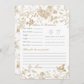 金ゴールドカード用トイルドジュイフローラアドバイス 招待状 (正面/裏面)