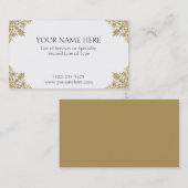 金ゴールドカード 名刺 (正面/裏面)