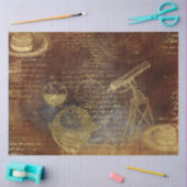 金ゴールドガリレオ系デザイン10 薄葉紙 (クラフト)