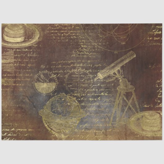 金ゴールドガリレオ系デザイン10 薄葉紙 (正面)