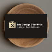 金ゴールドガレージドアの設置と修理 名刺