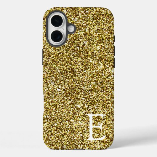 金ゴールドガーリープリントスタイリッシュグリッターと可愛い Case-Mate iPhoneケース (裏面)