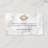 金ゴールドキスルクースアポイントメント/グリッタートリム 予約カード (裏面)