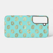 金ゴールドキス携帯電話ケース SAMSUNG GALAXYケース (裏面横)