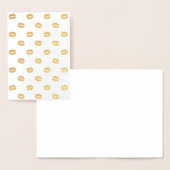 金ゴールドキス箔グリーティングカード 箔カード (ディスプレー)