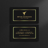 金ゴールドキックボクシング – 武術アーツビジネスカード 名刺