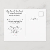 金ゴールドキャットブラックシルク&ハートジュエリー新居 案内ポストカード (裏面)