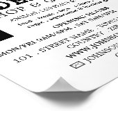 金ゴールドキャットペットストア&トリマー広告ズ ポスター (角)