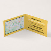 金ゴールドキャットペットストア&トリマー詳細 名刺 (内部)