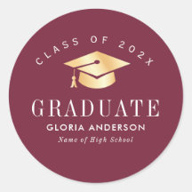 金ゴールドキャップマルーン卒業