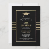 金ゴールドキャップ編集可能カラー目盛招待状 招待状 (正面)