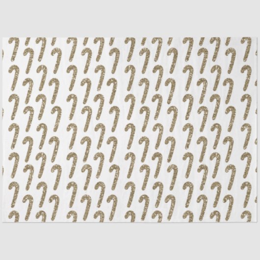 金ゴールドキャンディカンお洒落スホワイトクリスマス 薄葉紙 (正面)