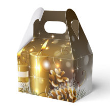 金ゴールドキャンドルクリスマスエレガントホリデー