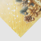 金ゴールドキャンドルクリスマスホリデーティッシュペーパー 薄葉紙 (詳細)